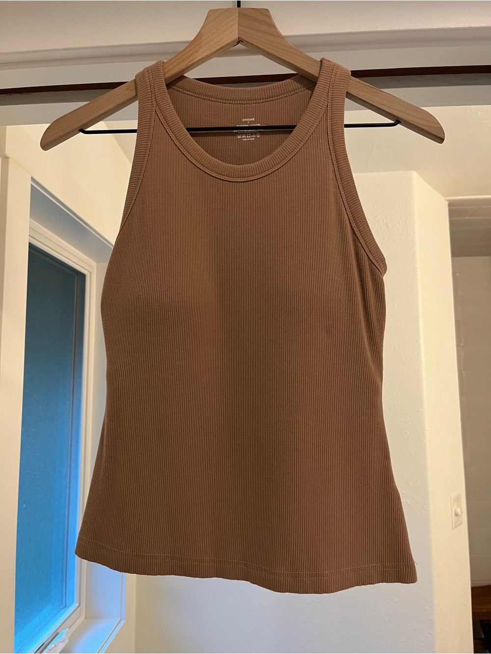 Everyday Ribbed Tank Top - Brown